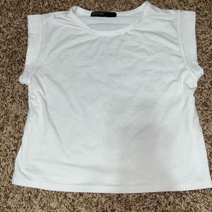 Juniors white tee size medium